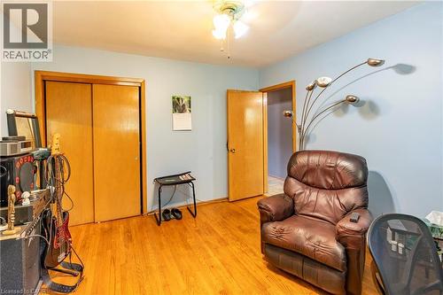 Sitting room featuring wood finished floors - 62 Moore Avenue, Kitchener, ON - Indoor