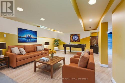 1273 Clarkson Road, Mississauga, ON - Indoor Photo Showing Living Room With Fireplace