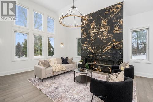 27 Chantelay Crescent, Halton Hills, ON - Indoor Photo Showing Other Room With Fireplace