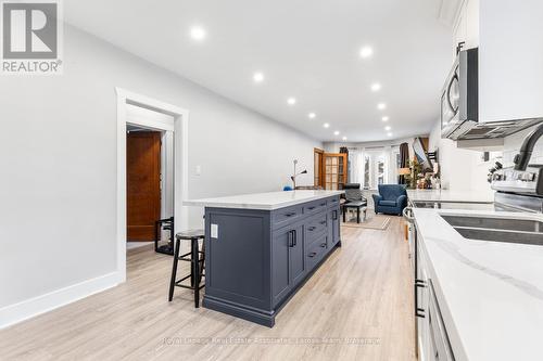 103 Haddon Avenue S, Hamilton, ON - Indoor Photo Showing Kitchen With Double Sink
