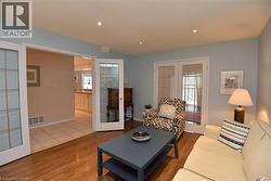 Elegant French Doors can Close off the Family Room or Open it up! - 