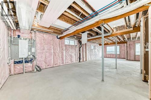 100 Corner Glen Manor Ne, Calgary, AB - Indoor Photo Showing Basement