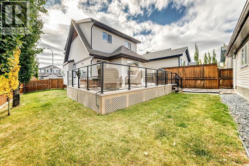 182 Sunset Heights, Cochrane, AB - Outdoor With Deck Patio Veranda With Exterior