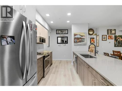 2301 Carrington Road Unit# 306, West Kelowna, BC - Indoor Photo Showing Kitchen With Upgraded Kitchen