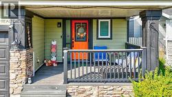 Inviting front entry porch - 