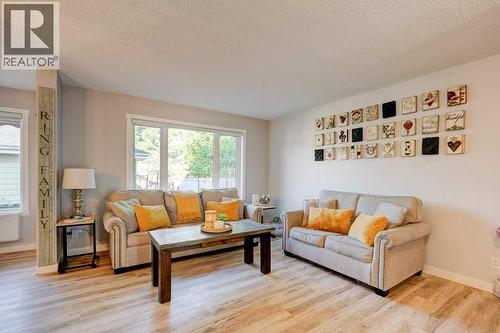 Enjoy visiting, hanging out or entertaining - 15 Chaparral Crescent Se, Calgary, AB - Indoor Photo Showing Living Room
