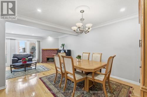 757 Constellation Drive, Mississauga, ON - Indoor Photo Showing Dining Room With Fireplace