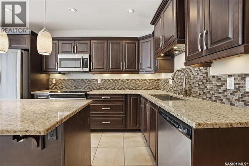 19 Martin Crescent, Regina, SK - Indoor Photo Showing Kitchen With Upgraded Kitchen