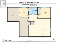 Lower level floor plan - 