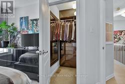 Custom closet installation in main bdrm - 