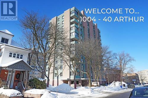 1004 - 40 ARTHUR STREET E  Ottawa, ON K1R 7T5