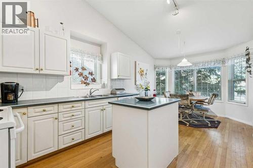 312 Prominence Heights Sw, Calgary, AB - Indoor Photo Showing Kitchen With Double Sink
