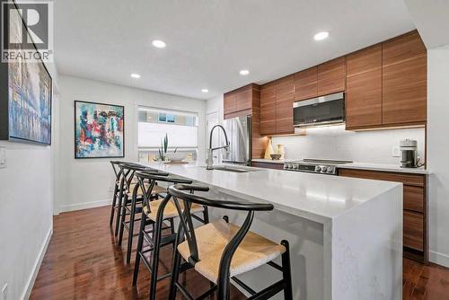 14 Aspen Hills Terrace Sw, Calgary, AB - Indoor Photo Showing Kitchen With Upgraded Kitchen