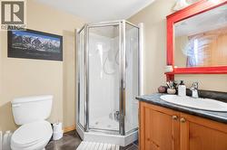 Main floor bathroom with shower. - 