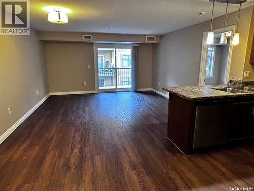 324 3630 Haughton Road, Regina, SK - Indoor Photo Showing Kitchen With Double Sink