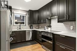 double convection ovens & lots of extras in cabinets! swing out Lazy Susan & more - 