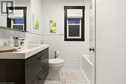 Check out the stunning 4 pce. bathroom on the Main level. You and your guests will love it - 