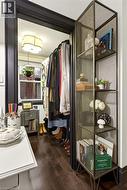 Primary's walk in closet was formerly a kitchen - 