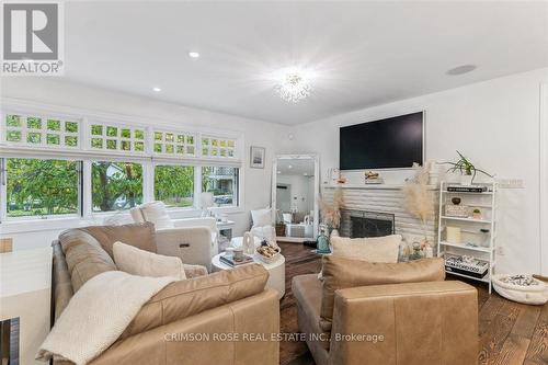 89 Holyrood Avenue, Oakville, ON - Indoor Photo Showing Living Room With Fireplace