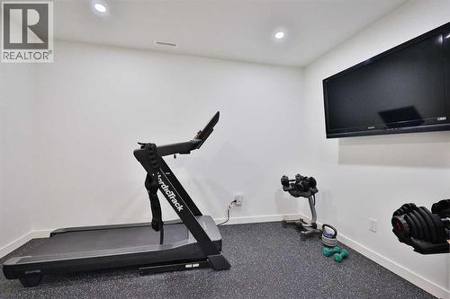 246 4A Street, Stirling, AB - Indoor Photo Showing Gym Room