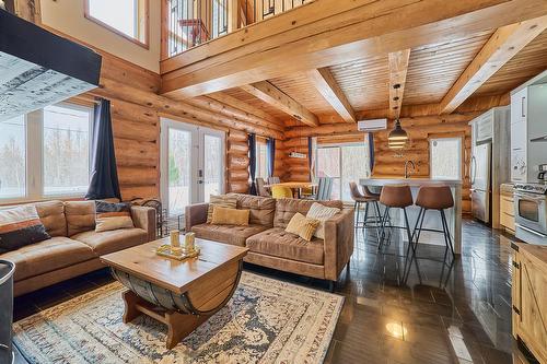 Salon - 472 Ch. Champigny, Larouche, QC - Indoor Photo Showing Living Room