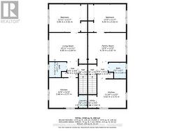 Second level floor plan for unit A & B - 