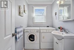Main floor bathroom with Laundry - 