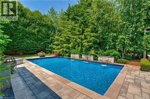 640 George Street, Burlington, ON - Outdoor With In Ground Pool With Backyard