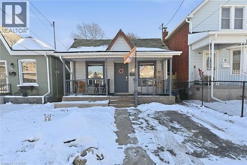 View of front of property with a porch - 18 Fraser Avenue, Hamilton, ON - Outdoor