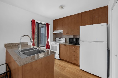 Kitchen - 92-3465 Ch. De La Côte-Des-Neiges, Montréal (Ville-Marie), QC - Indoor Photo Showing Kitchen With Double Sink