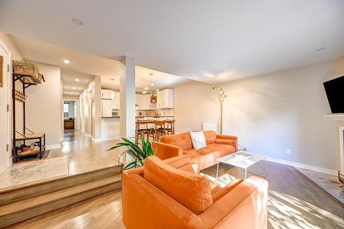 Salon - A-179 Av. De Navarre, Saint-Lambert, QC - Indoor Photo Showing Living Room With Fireplace