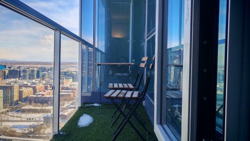 Balcon - 2707-1450 Boul. René-Lévesque O., Montréal (Ville-Marie), QC -  With View