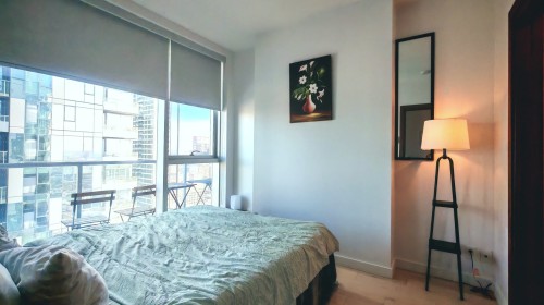 Chambre à coucher - 2707-1450 Boul. René-Lévesque O., Montréal (Ville-Marie), QC - Indoor Photo Showing Bedroom