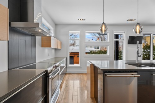 Cuisine - 401 Rue Des Eaux-Vives, Saint-Jérôme, QC - Indoor Photo Showing Kitchen With Double Sink With Upgraded Kitchen