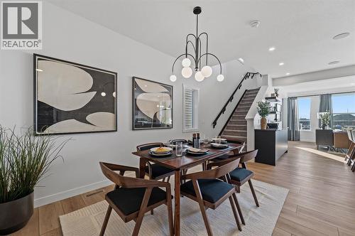 61 Keystone Creek Terrace, Calgary, AB - Indoor Photo Showing Dining Room