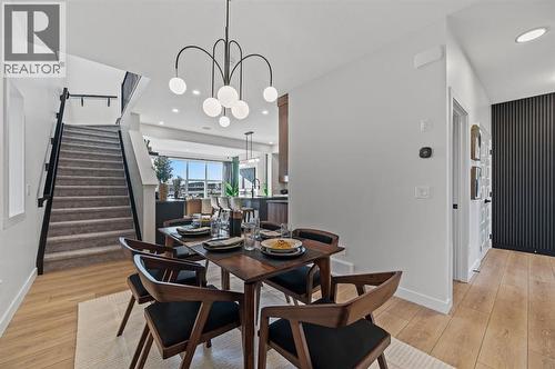 61 Keystone Creek Terrace, Calgary, AB - Indoor Photo Showing Dining Room