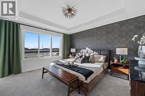 61 Keystone Creek Terrace, Calgary, AB - Indoor Photo Showing Bedroom