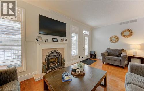 200 Dearborn Boulevard, Waterloo, ON - Indoor Photo Showing Living Room With Fireplace