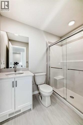 PLEASE NOTE: Photos are of a DIFFERENT Spec Home of the same model – fit and finish may differ. Interior selections and floorplans shown in photos - 158 Bartlett Crescent Se, Calgary, AB - Indoor Photo Showing Bathroom