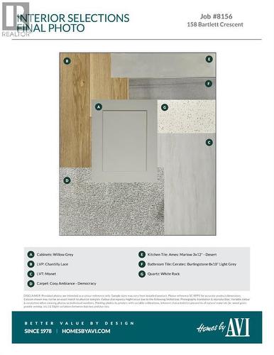 Interior Selections - 158 Bartlett Crescent Se, Calgary, AB - Other