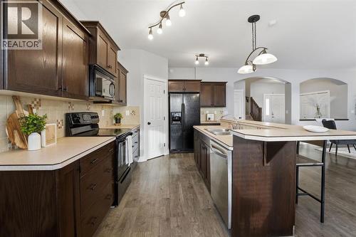 83 Kirton Close, Red Deer, AB - Indoor Photo Showing Kitchen With Double Sink