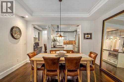 105, 121 Quarry Way Se, Calgary, AB - Indoor Photo Showing Dining Room