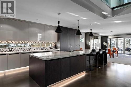 25 Posthill Drive Sw, Calgary, AB - Indoor Photo Showing Kitchen With Upgraded Kitchen