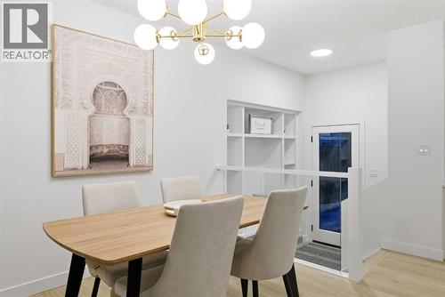 4904 Valiant Drive Nw, Calgary, AB - Indoor Photo Showing Dining Room