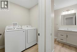 Laundry area on the main level - 