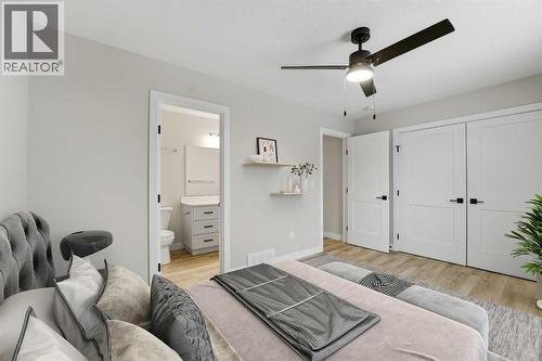 82 Bruns Crescent, Lacombe, AB - Indoor Photo Showing Bedroom