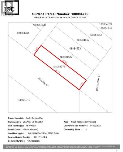 238 Broadway Street, Sedley, SK 