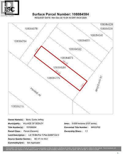 238 Broadway Street, Sedley, SK 
