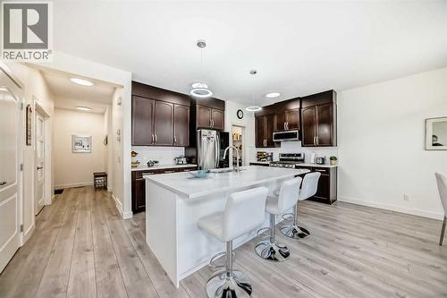 437 Auburn Bay Drive Se, Calgary, AB - Indoor Photo Showing Kitchen With Upgraded Kitchen