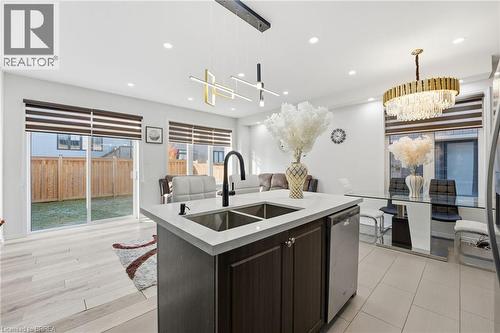 29 Arnold Marshall Boulevard, Caledonia, ON - Indoor Photo Showing Kitchen With Double Sink